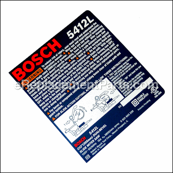 Nameplate - 2610924733:Bosch