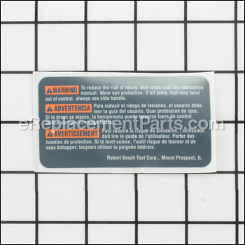 Label - 1611110C17:Bosch