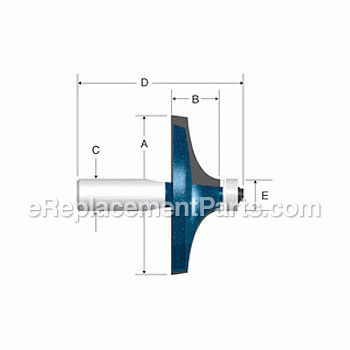Carbide Tipped Table Edge Form - 84515M:Bosch