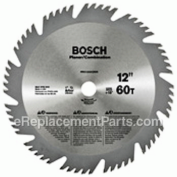 12 Mct 1 Arbor 60 Tooth Tabl - PRO1260COMB:Bosch
