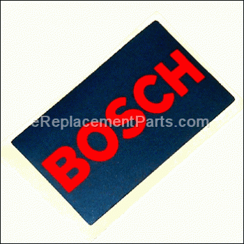 Manufacturers Nameplate - 1601118C43:Bosch