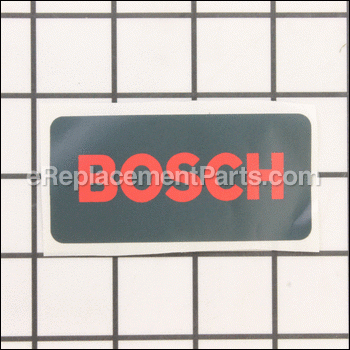 Manufacturers Nameplate - 1601118F38:Bosch