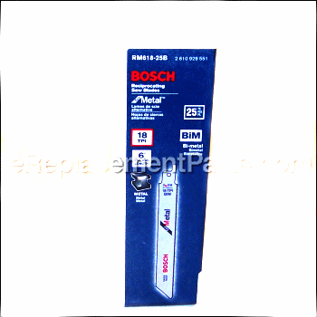 Reciprocating Saw Blades For M - RM624-25B:Bosch