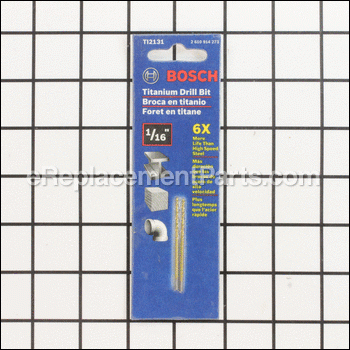 2-pack 1/16 X 1-7/8 Titanium - TI2131:Bosch