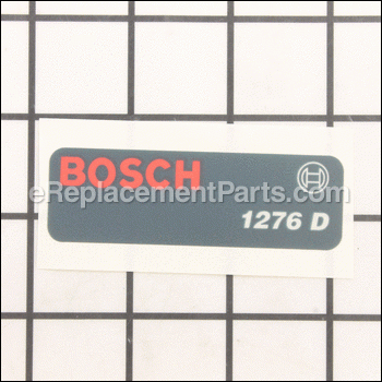 Manufacturers Nameplate - 2610911727:Bosch
