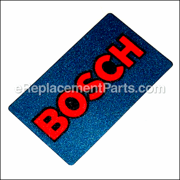 Nameplate - 2610915243:Bosch