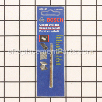 1/8 X 2-3/4 Cobalt Drill Bit - CO2135:Bosch