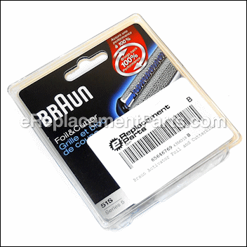 51s Braun Foil And Cutter Kit - 81515102:Braun