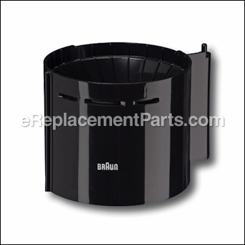 Coffeemaker Filter Basket, 4 Cups, Black - 67001998:Braun