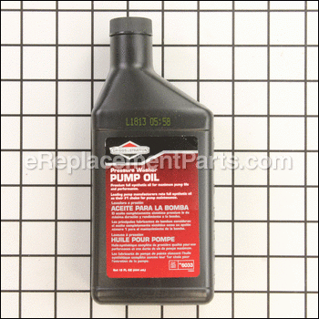 Pump Oil - 15oz Synthetic - 6033:Briggs and Stratton