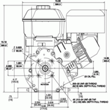 9.00 Gross Torque 205 CC Engine - 130G52-0182-F1:Briggs and Stratton Engines