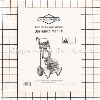 Manual, Operator'S - 203767GS:Briggs and Stratton