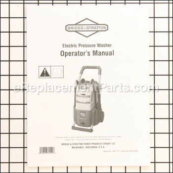 Manual, Operator's - 206077GS:Briggs and Stratton