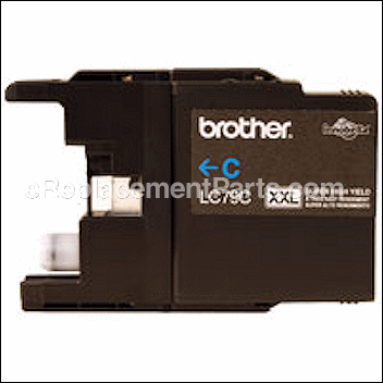 Super High Yield Cyan Ink Cartridge - LC79C:Brother