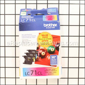Color Ink Cartridges - LC713PKS:Brother