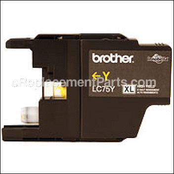 Yellow Ink Cartridge - LC75Y:Brother