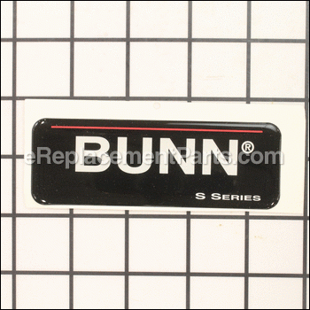 Decal, Bunn S Series - 02751.0000:BUNN