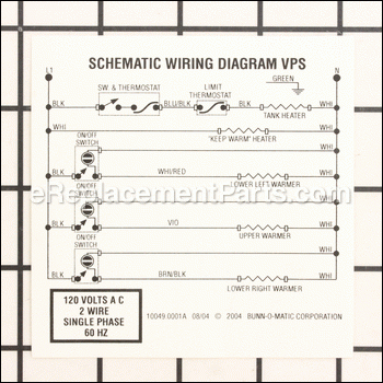 Decal, Schematic-electrical - 10049.0001:BUNN