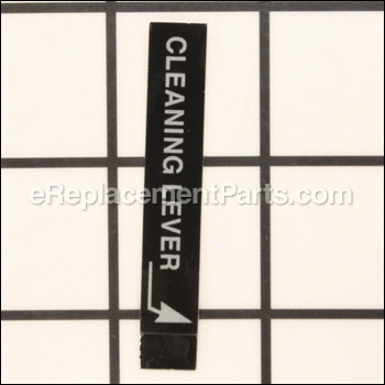 Decal, Cleaning Lever - 20204.1500:BUNN