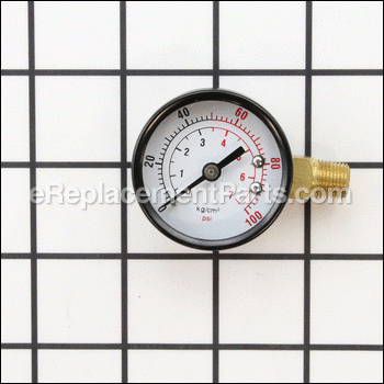 Pressure Gauge, 1/8" Npt 100Ps - GA231300AV:Campbell Hausfeld
