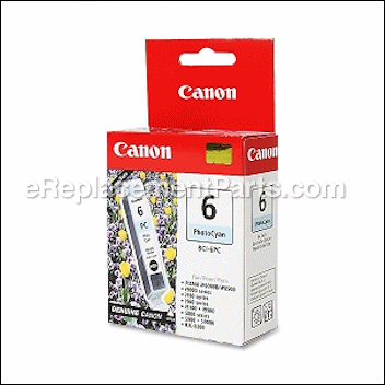 BCI-6PC Photo Cyan Ink Cartridge - 429479:Canon