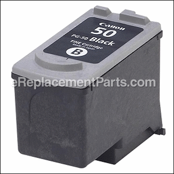PG-50 High Capacity Black Ink Cartridge - H76526:Canon