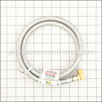 48-Inch Ss Dishwasher Hose - DW48SSBL:Certified Accessories