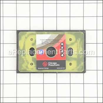 80x130mm Vacuum H&l Pad Set - 8940169000:Chicago Pneumatic