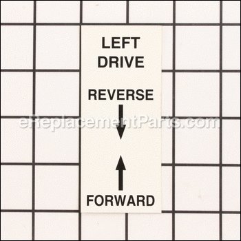 Decal, Left, Forward-reverse - C100422:Classen