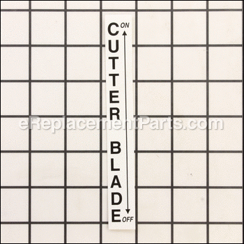 Decal, Cutter Blade - C100132:Classen