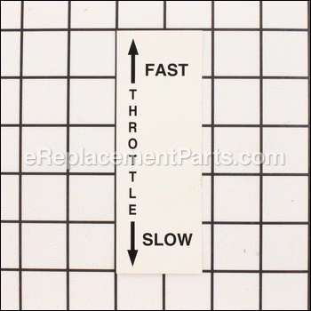 Decal, Throttle, Fast-slow - C100424:Classen