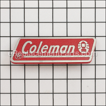 Logo Plate - 99905531:Coleman