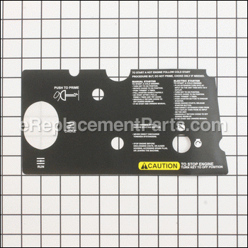 Panel Decal - 48X5635MA:Craftsman