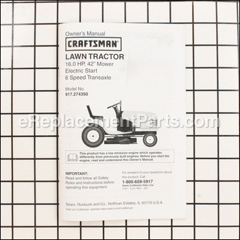 Manual - 917193496:Craftsman