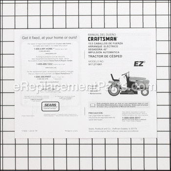 Manual - 917173650:Craftsman