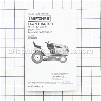 Operator Manual - 917441296:Craftsman