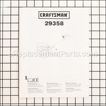 Operator Manual - 178202:Craftsman