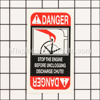 Danger Decal - 761916MA:Craftsman