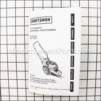 Owners Manual - 711945:Craftsman