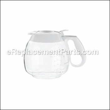 White 12-cup Replacement Caraf - DCC-RC12W:Cuisinart