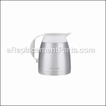 Thermal Replacement Carafe (White/Stainless) - DTC-975TC12WSS:Cuisinart