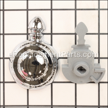 Single Metal Lvr Handle - Temp. Knob and Cvr - RP34358:Delta Faucet