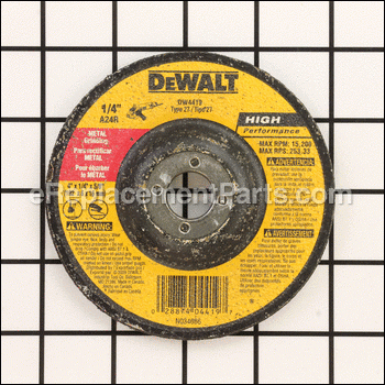 Grinding Wheel - 4 - DW4419:DeWALT