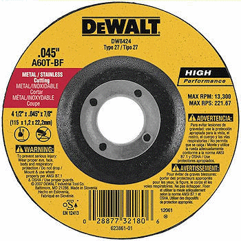 Grinding Wheel - 7-inch Diamet - DW8427:DeWALT