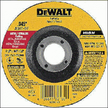Grinding Wheel - 5-inch Diamet - DW8425:DeWALT