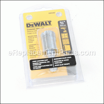 3/4-inch Core Drill Bit - DW5582:DeWALT