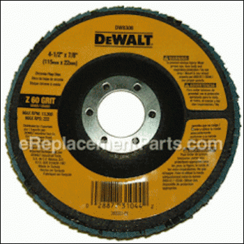 Grinding Wheel - 4-1/2-inch Di - DW8308:DeWALT