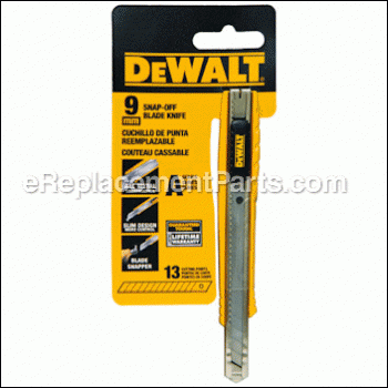 Utility Knife 9mm - DWHT10037:DeWALT