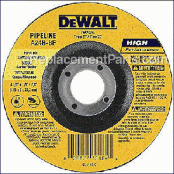 Grinding Wheel - 4-1/2-inch Di - DW8434:DeWALT