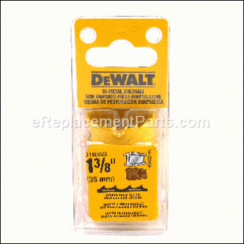 1-3/8-inch Hole Saw - Thread - D180022:DeWALT